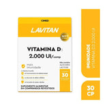 Vitamina D3 Lavitan 2.000 UI Cimed 30 Cps - Alta Absorção E Reforço