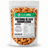 Castanha De Caju Com Mel E Gergelim Nutralife - Embalada a Vácuo