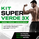 Combo Super Verde 3X — Moringa + Spirulina + Levedo de Cerveja