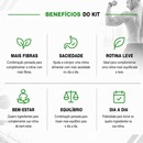 Combo Fibras Premium 4X — Psyllium + Farinha de Banana Verde + Chia + Glucomannan