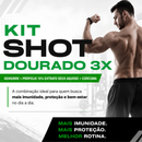 Kit Shot Matinal Premium — Gengibre + Própolis 15% Extrato Seco Aquoso + Cúrcuma