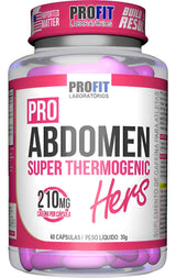 Pro Abdomen Hers Profit Labs 60 Caps – Energia Extrema Feminina