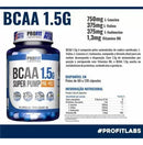 BCAA 1.5g Super Pump Profit Labs 120 Caps - Recuperação Muscular