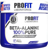 Beta Alanina Profit Labs Sabor Natural 120g - Menos Fadiga Muscular