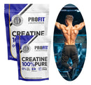 Suplemento Creatina Pura Profit - Performance E Recuperação Atlet 500g