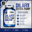 Dilafit Extra Pump Profit 120 Caps - Beta Alanina + Arginina + Cafeína