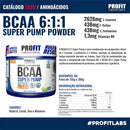 BCAA Em Pó 6:1:1 Profit 150g Natural - Máxima Concentração Leucina