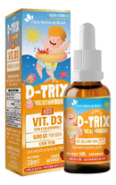 D-trix Kids Vitamina D em Gotas 30ml Flora Nativa – Sabor Morango