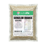 Gergelim Branco – Máxima Pureza, Cálcio e Versatilidade Culinária