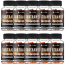 Subtramix Emagrecedor Natural Psyllium Espirulina Quitosana Cromo 60 Cápsulas 500mg