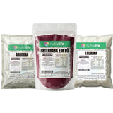 Combo Natural Pump 3X — Arginina + Beterraba em Pó + Taurina