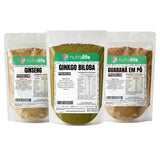 Combo Foco & Rotina 3X — Ginseng + Ginkgo Biloba + Guaraná em Pó