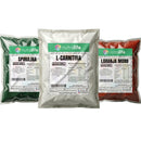 Combo Fitness 3X — Spirulina + L-Carnitina + Laranja Moro