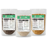 Kit Fibras Low Carb Nutralife – Chia, Linhaça e Psyllium | Trio Saúde Intestinal Combo 900g