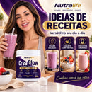CreaGlow Nutralife 300g Creatina + Colágeno em Pó Sabor Neutro Sem Açúcares e Sem Glúten