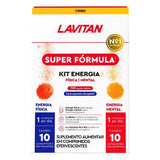 Kit Lavitan Energia Efervescente Cimed - Laranja E Guaraná