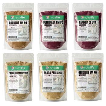 100g cada - Total 600g